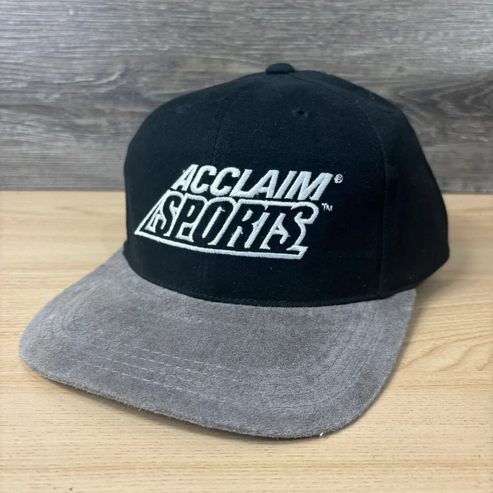 Vintage All Star Game‎ Hat Cap Strap Back Black MLB Baseball 2000 Acclaim Sports